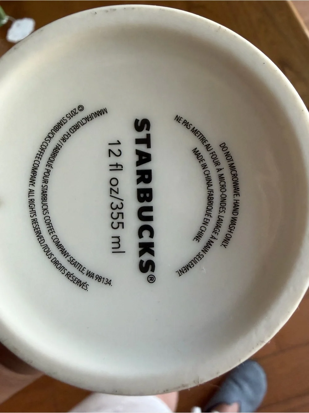 Starbucks never used